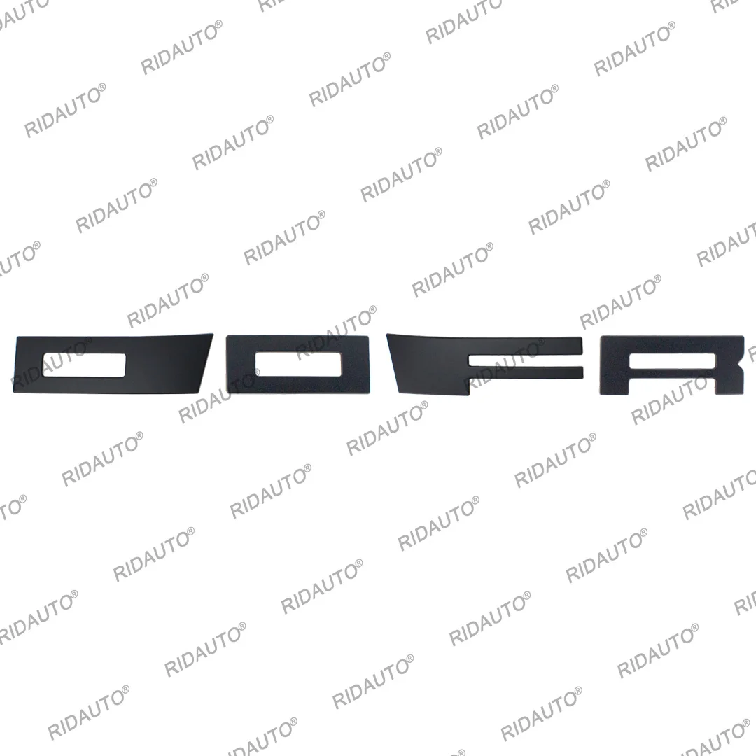 Black White Red 4 Letters for Modified Aftermarket Raptor Grill Grille PX1 DIY Upgrade Fit For RANGER 2012 2013 2014 T6 view 3