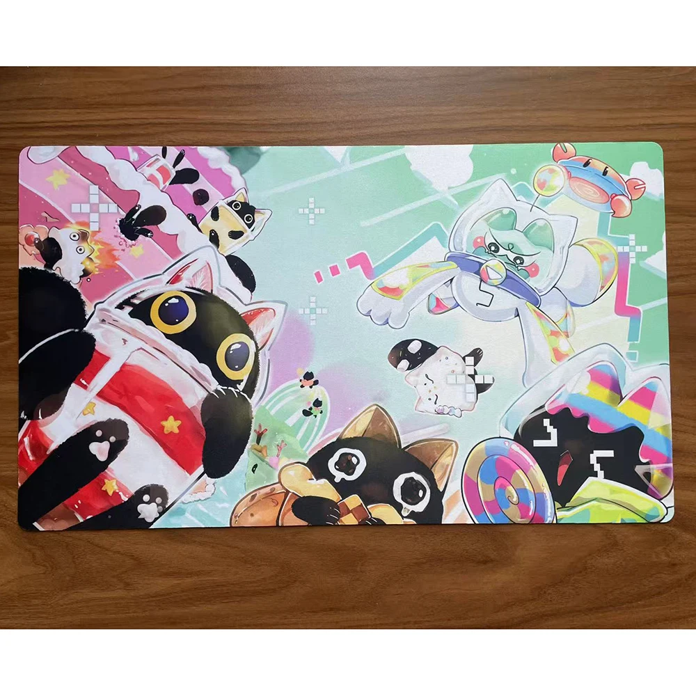 

Yu-Gi-Oh Playmat Yummy YGO Game Card KMC TCG YuGiOh Mat M-434