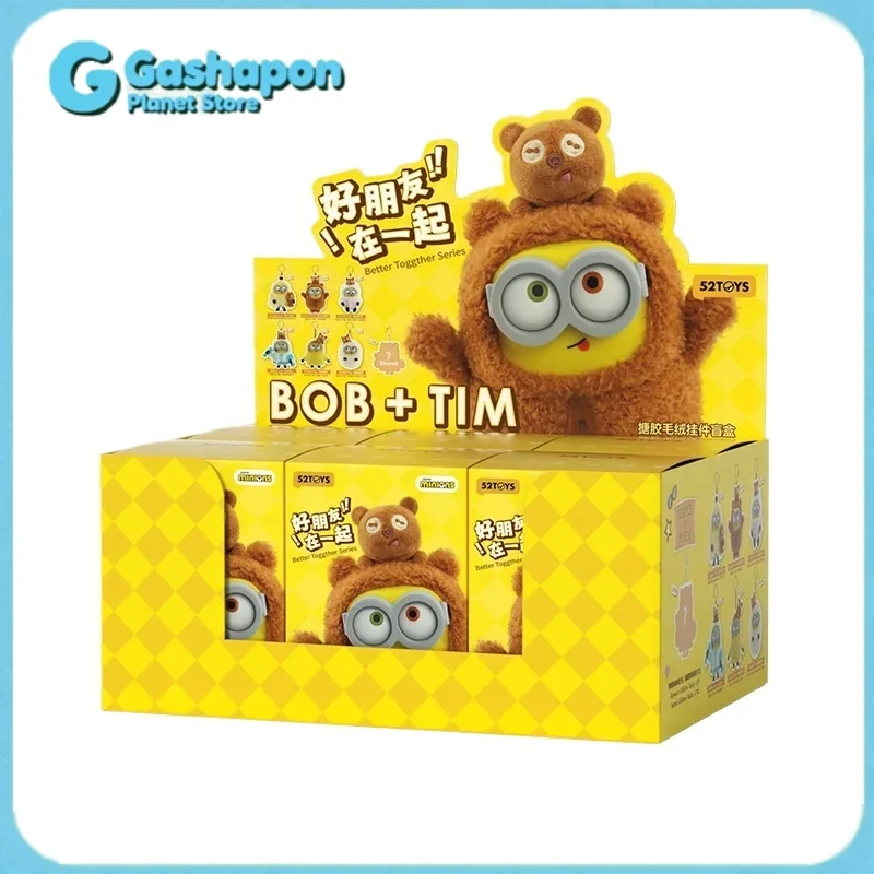 

52TOYS Миньоны Good Friends Together Series слепая коробка Mystery мини-виниловая фигурка Коллекционный брелок Декор для стола Модная игрушка в подарок