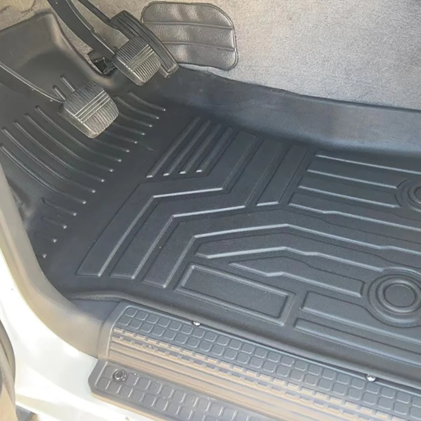 Waterproof Floor Mat For Nissan Patrol Y60 Carpets TPE Thicken Left Ludder Car Foot Mats Patrol Y60 Accessories