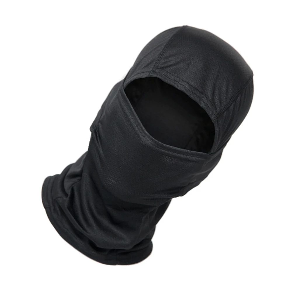 

Black Motorcycle Face Mask Breathable Full Face Mask Balaclava Windproof Dustproof Face Shield for Cycling Sports All Seasons