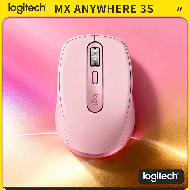

Компактная мышь Logitech MX Anywhere 3S, эргономичный дизайн, перезаряжаемая, с быстрым прокруткой для портативных ПК Mac