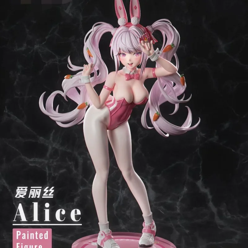 Bunny Girl, Victory Goddess Alice Nikke, 2D Anime Model Figure, Beautiful Girl Desktop Ornament, Gift Case