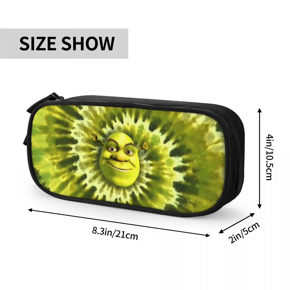 جديد Shreks التعادل صبغ مقلمة مقلمة القلم للطلاب تخزين كبير أكياس قلم رصاص مكتب مستحضرات التجميل القرطاسية