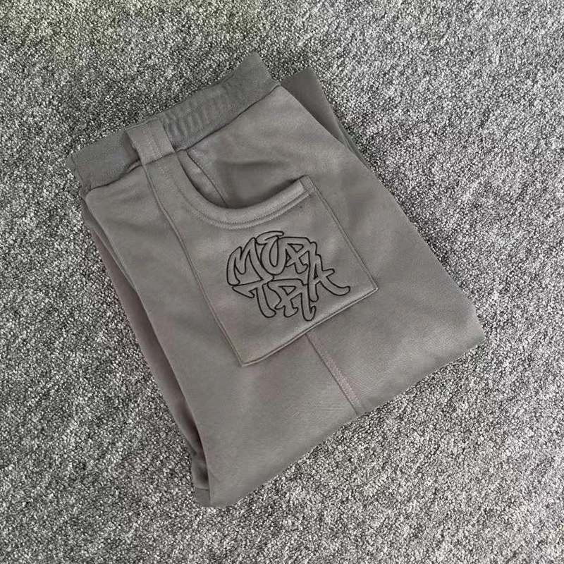 

Новинка 2025 года, спортивные штаны Mertra с настоящими фотографиями, мужские и женские повседневные брюки в стиле хип-хоп с вышитым логотипом в стиле ретро