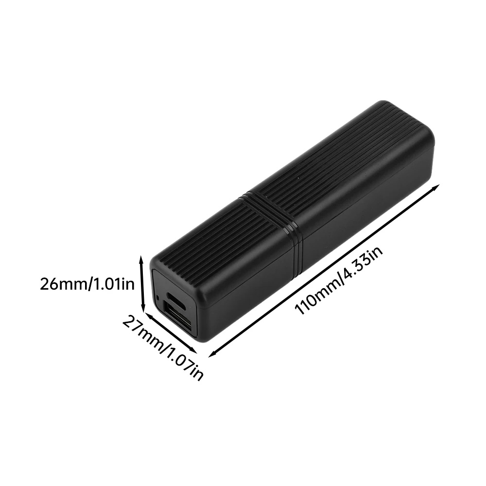 ポータブルモバイルタイプC充電器,USBパワーバンク,1x21700 DIY用バッテリーケース