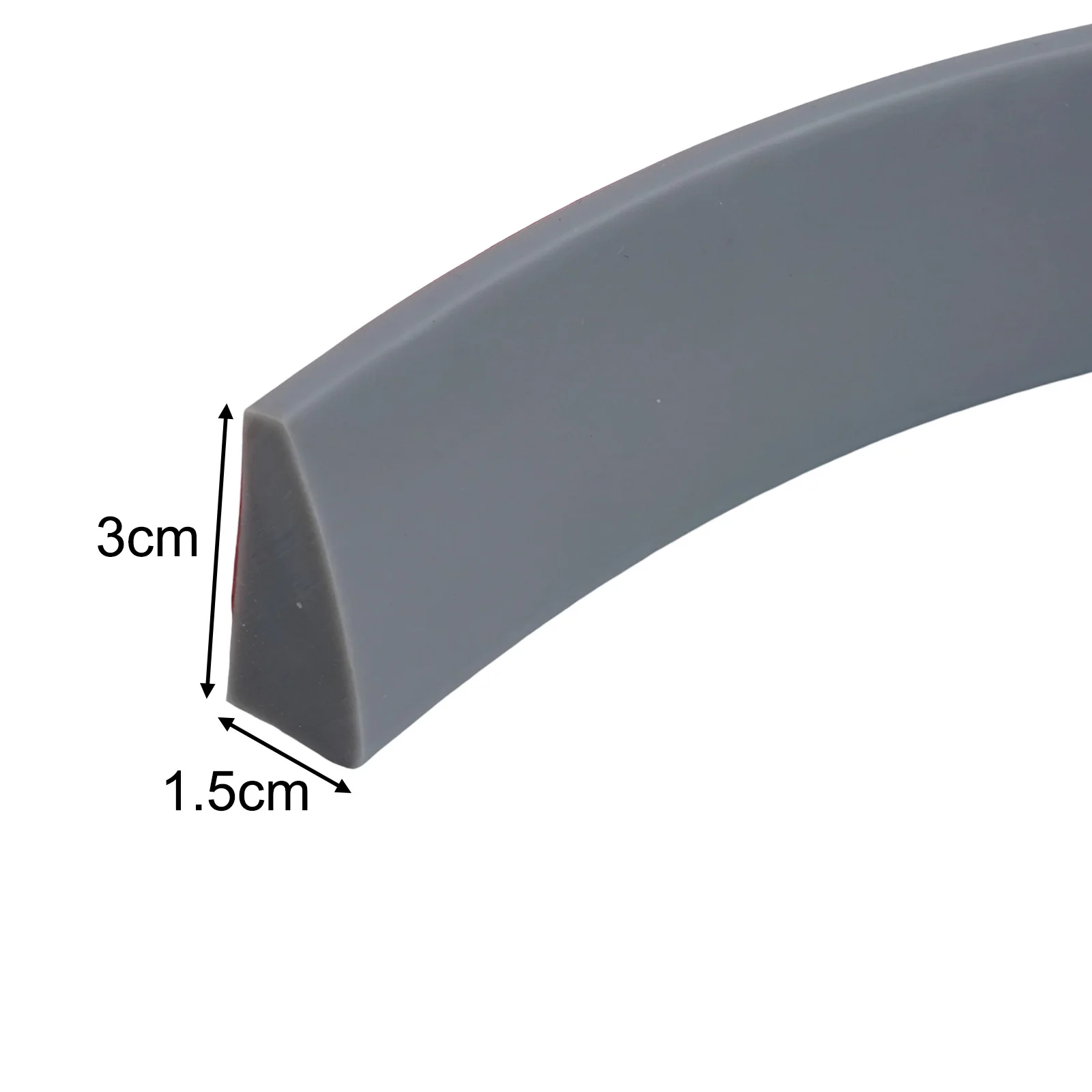 Customizable Length Silicone Ramp Solution Silicone Threshold Strip Bathroom Water Barrier Silicone Ramp Secure Installation