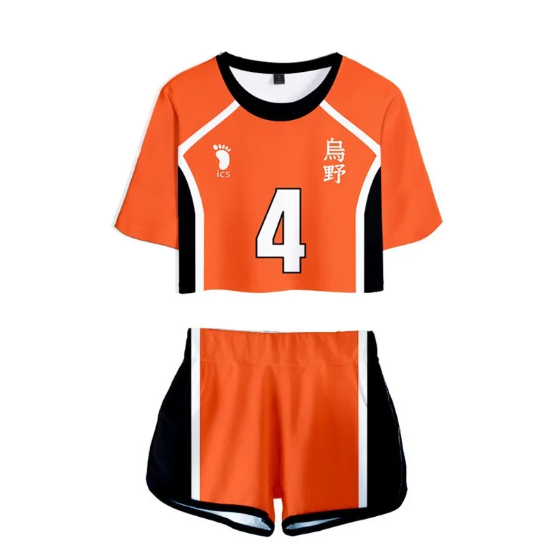 

Haikyu!! Haikyuu Cosplay Costume Short-sleeved Karasuno Koukou High School Volleyball Club Kageyama Tobio Sportswear Jerseys