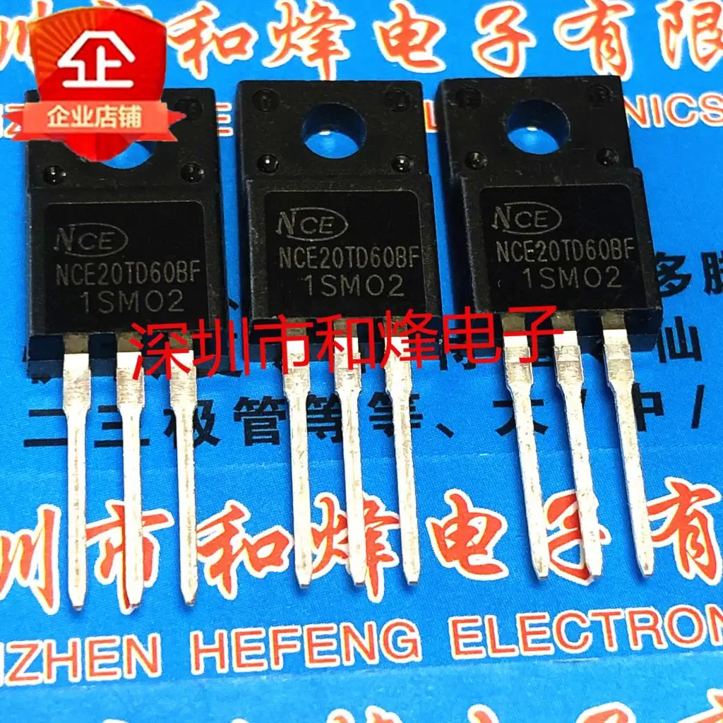 5PCS-10PCS NCE20TD60BF 20A/600V TO-220F MOS IGBT  ORIGINAL ON STOCK