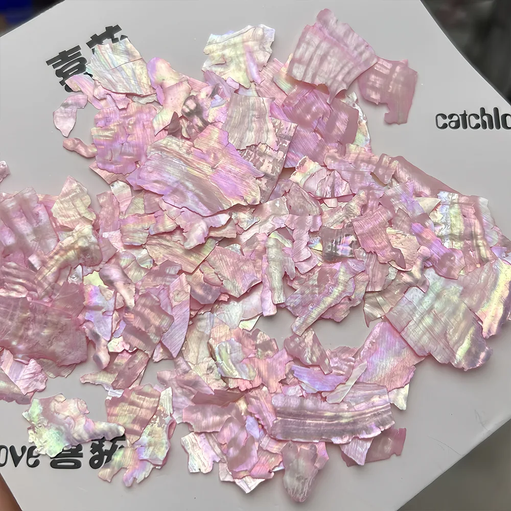 

High-quality 50g Sequin Pack Bohai Thin Shell Flakes Colorful Abalone Irregular Nail Glitter DIY Accessories