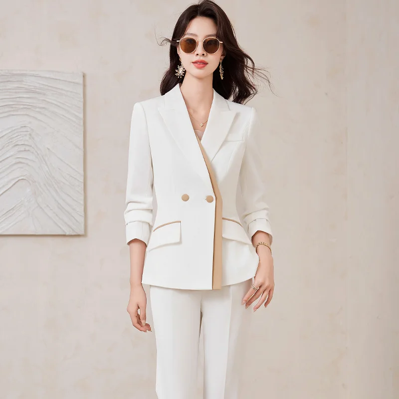 

Autumn Winter Formal Women Business Suits Female Pantsuits Career Professional Ladies Office Work Wear Interview Trousers Sets