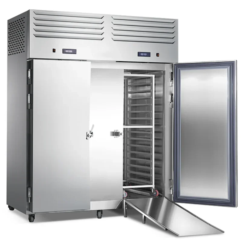 Commercial Kitchen Fast Deep Chiller With Trolley 40 Trays  -45 Degree Large Blast Freezer Single-Temperature
