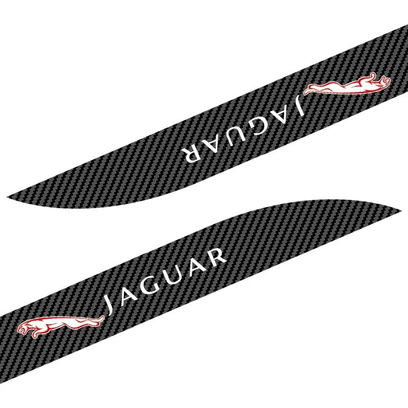 Car Door Side Skirt strip Carbon Decals stylus Accessories For Jaguar XF XE XJ XJ8 X351 F Pace X Type F Type Tijera Ropa Llavero