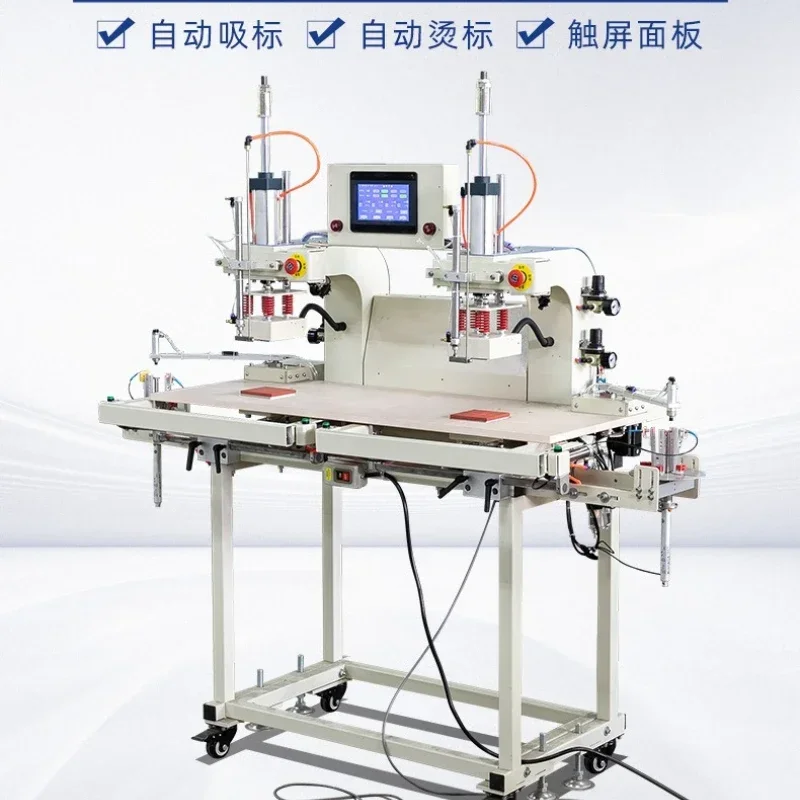 Pneumatic double-head marking machine, pattern heat transfer hot stamping machine