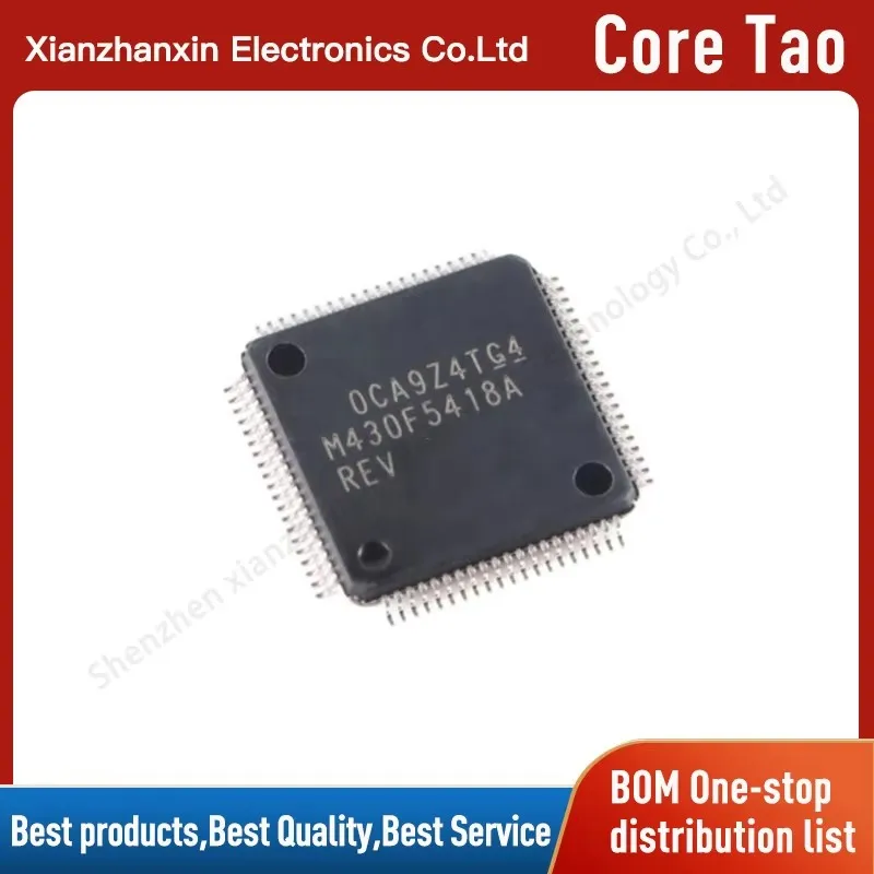1PCS/LOT MSP430F5418AIPNR MSP430F5418 M430F5418A QFP80 Microcontroller chip