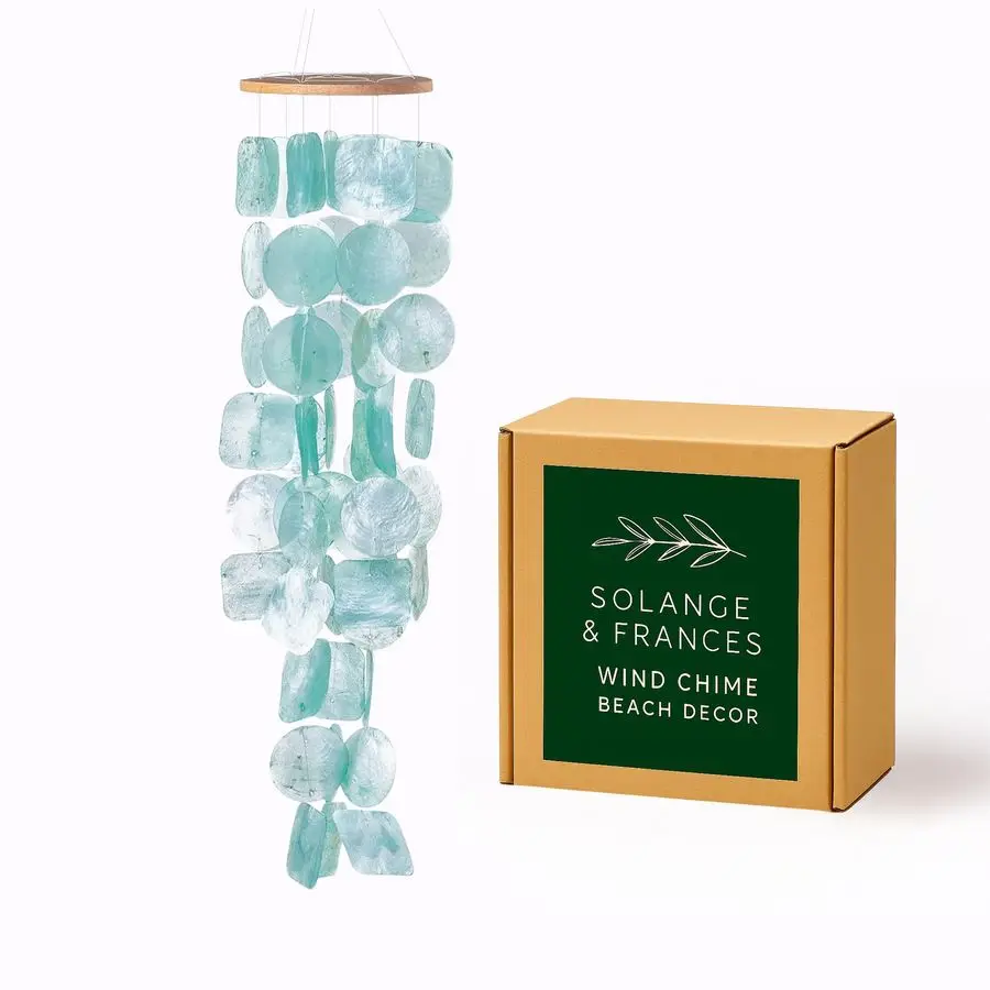 

Ветряные колокольчики Solange Frances для пляжного декора, элегантный декор для дома, подарок на новоселье для женщин, подарок для мамы, подарок на День святого Валентина