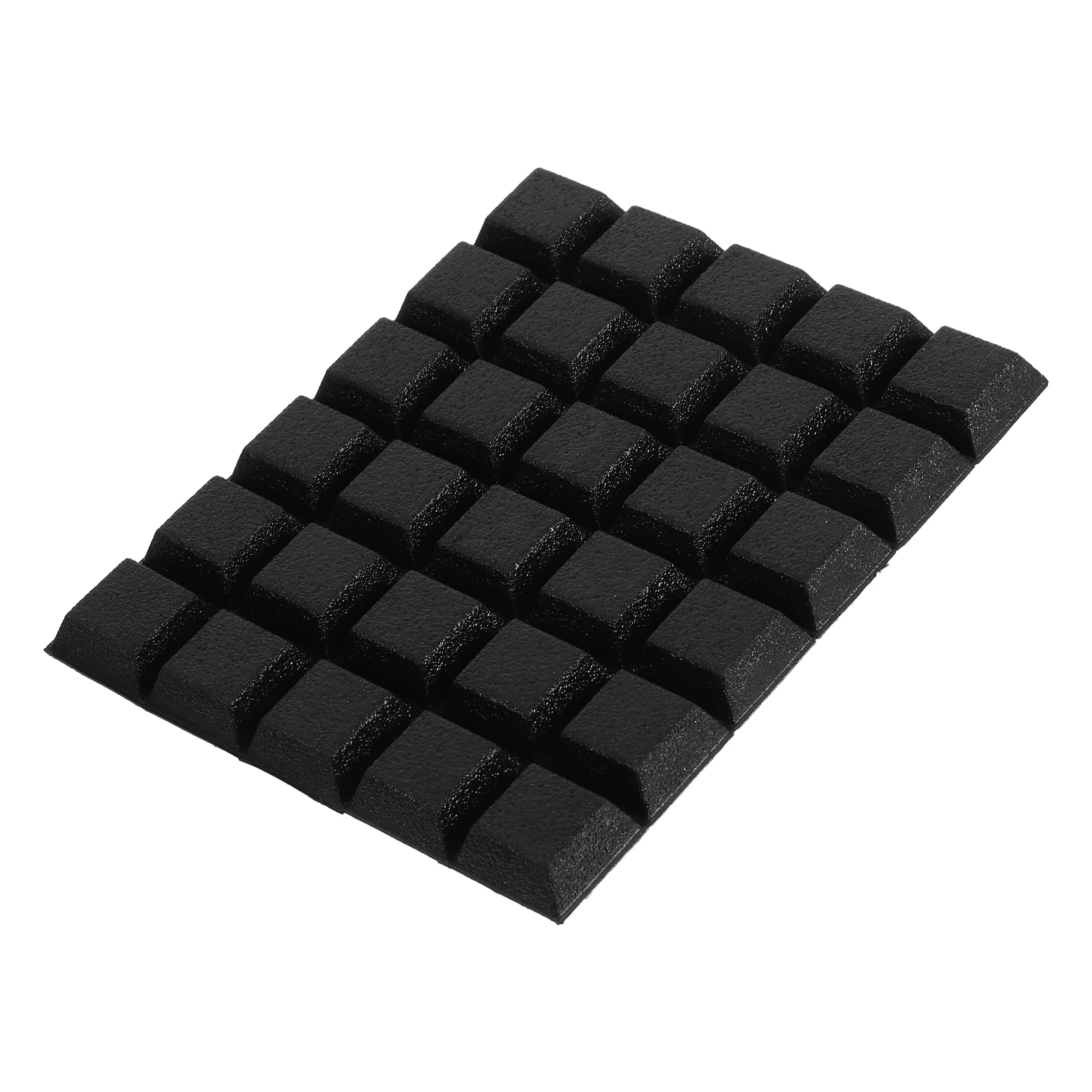 

32pcs Cabinet Foot Pads Durable Table Glass Rubber Pads Rubber Non Slip Trapezoidal Furniture Feet Protection