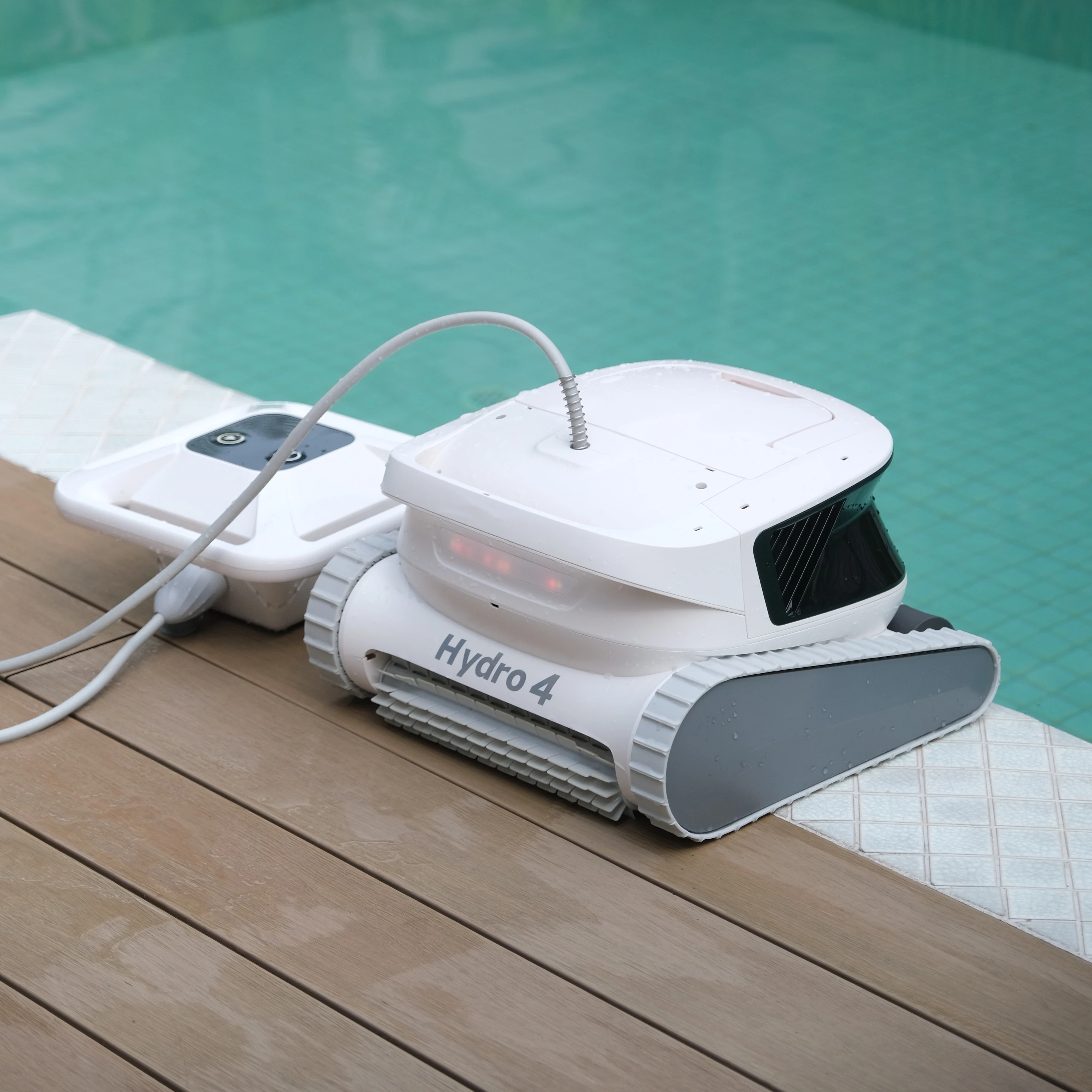 

Cordless Battery Robotic Pool Cleaner 5070GPH 3.5H Battery Life Support APP WIFI Walls Floors Waterline Cleaning Pool