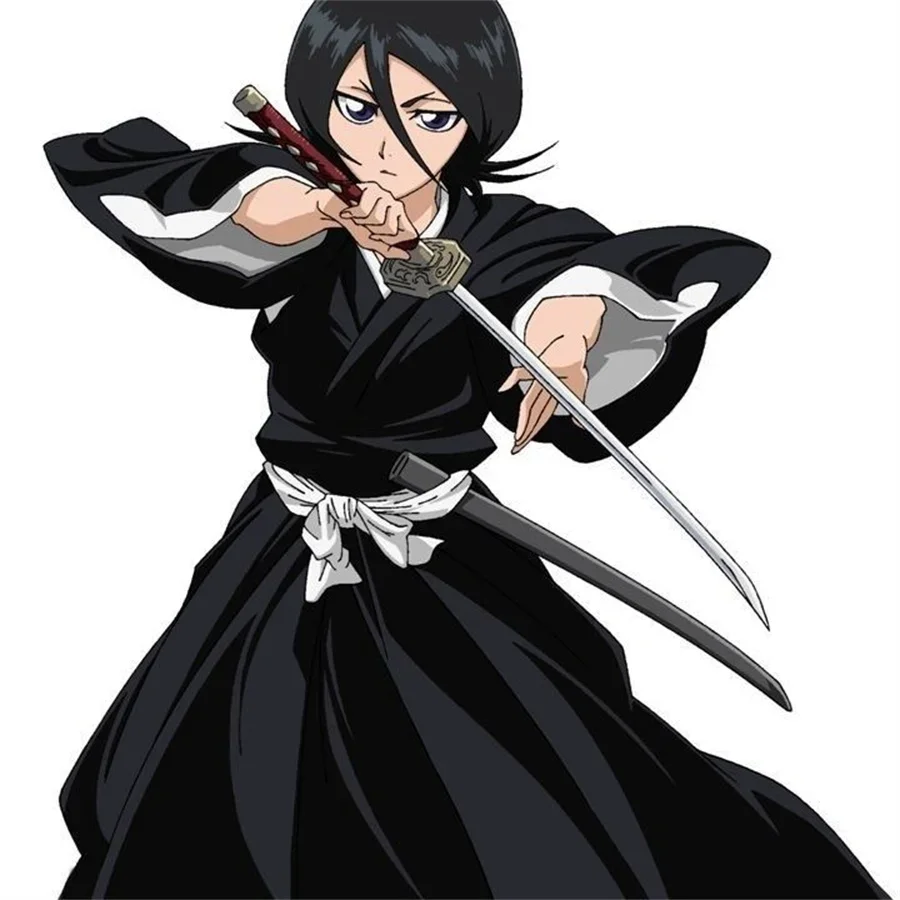 تأثيري تأثيري بليتش كوتشيكي لوكريتييا زي أنيمي كيمونو كوس هالوين زي للنساء موحدة ثوب الكيمونو الياباني حفلة تنكرية C