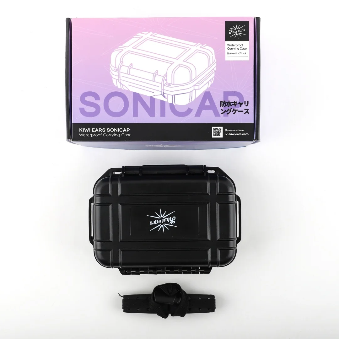 KIWI EARS SONICAP Wasserdichte Ohrhörer-Hülle, harte schützende IEM-Aufbewahrungsbox mit EVA-Futter, harte Tragetasche für Kopfhörer – Detail 14