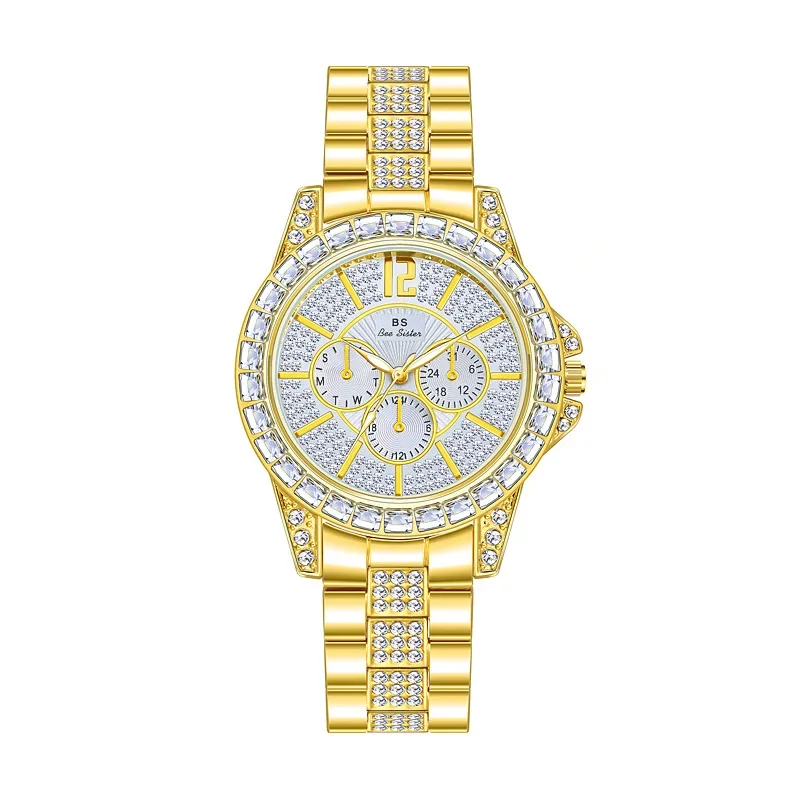 Ladies Crystal Jewelry Rose Gold Watch Women Quartz Watches Diamond Luxury Watch Fashion Top Brand Wristwatch Fashion Watch