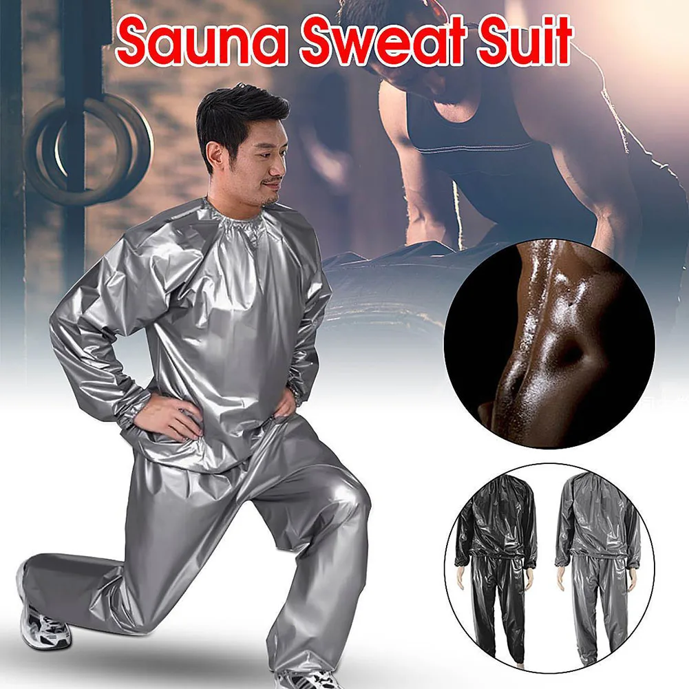 Outdoor Sauna Sweat Suit Fashion Solid Color Exercise Gym Suit For Sauna Fitness Gym Weight Loss