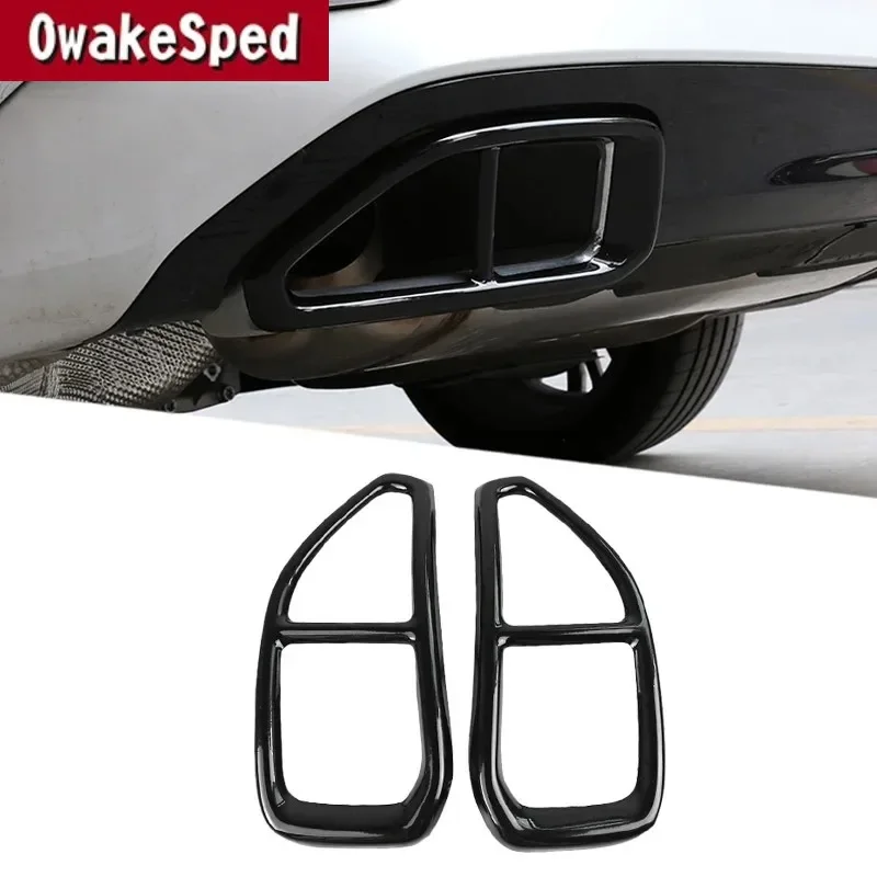 

Накладка на заднее горло автомобиля, украшение выхлопной трубы для BMW 3 серии G20 G28 2020-2022, крышка из нержавеющей стали, внешние аксессуары