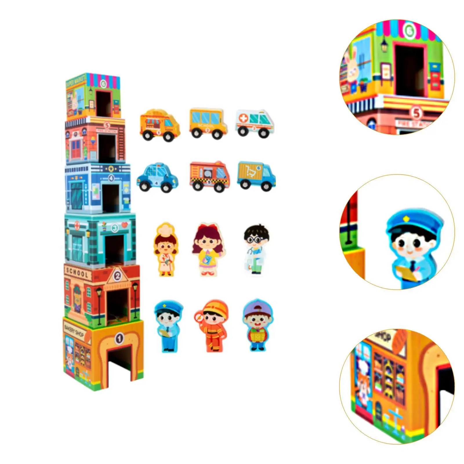 Toddlers Sorting and Stacking Toys Building Blocks Game for Kids for Boys