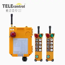 F24-8D 2T1R Industrial Radio Wireless Crane Hoist Remote Control 24-48V 100-440V Switch 8 Channel UTING TELEcontrol Double Speed