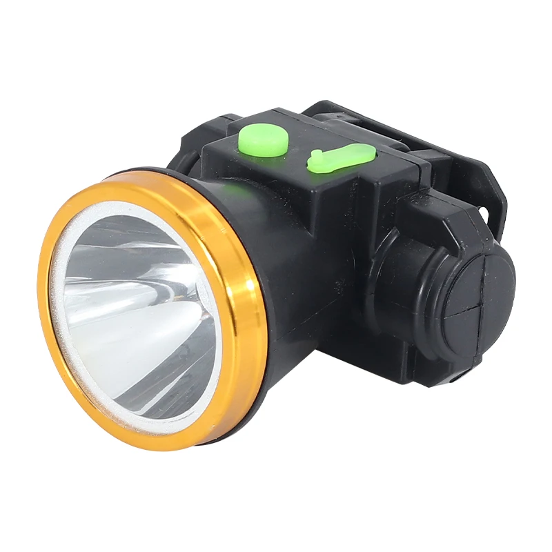 Rechargeable LED Lithium Battery Headlamp with 3 Modes Waterproof Powerful Head Light for Fishing Daily Carrying Night Riding