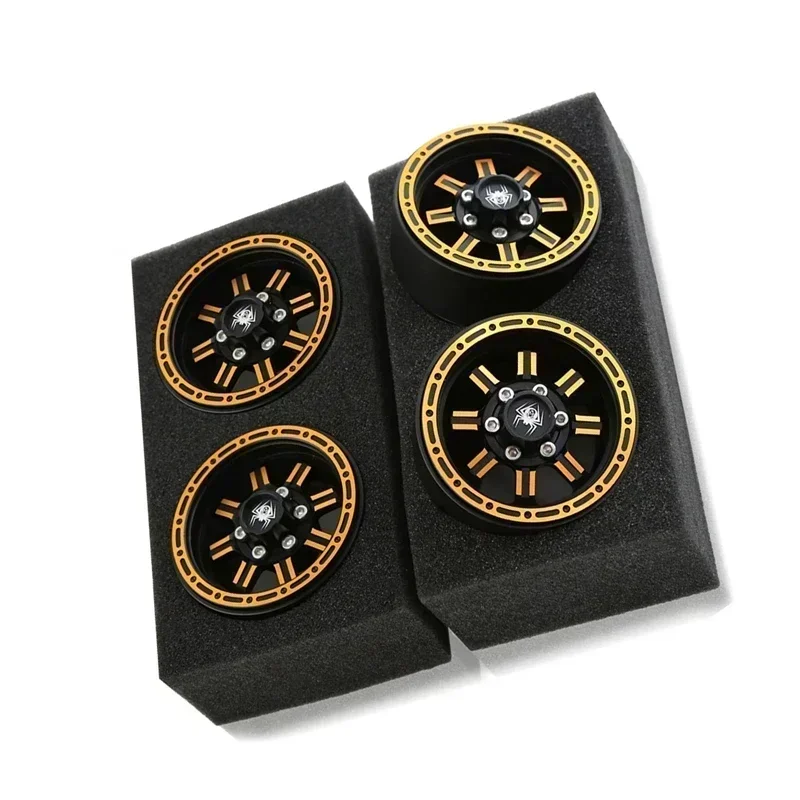 

4 шт. металлический обод колеса Beadlock 1,9 для 1/10 RC гусеничного автомобиля Traxxas TRX4 RC4WD D90 Axial SCX10 90046 AXI03007