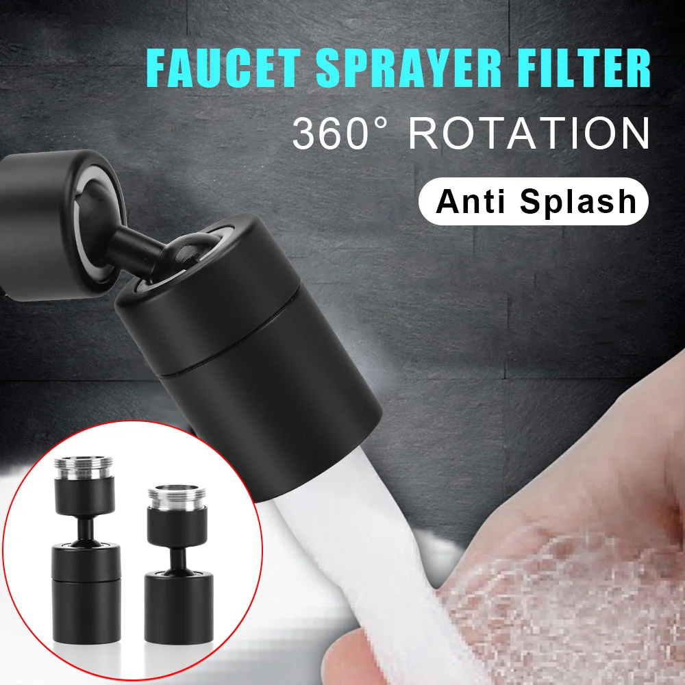 

360° Rotatable Kitchen Sink Sprayer Attachment Swivel Faucet Faucet Sprinkler