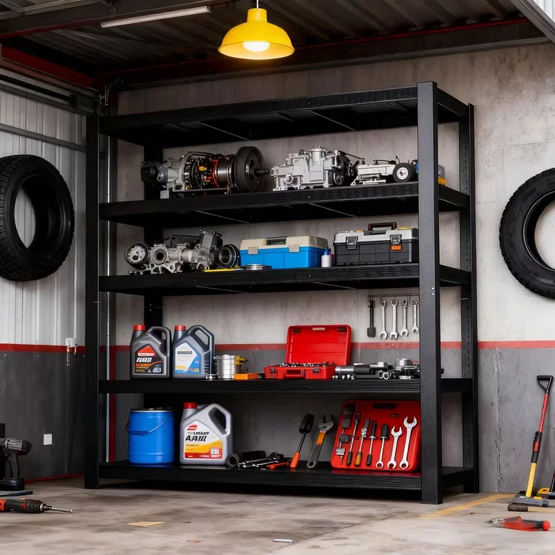 84''H Garage Shelving Storage Shelves 5-Tier, 3500 Lbs Load Capacity Adjustable Storage Rack, 55