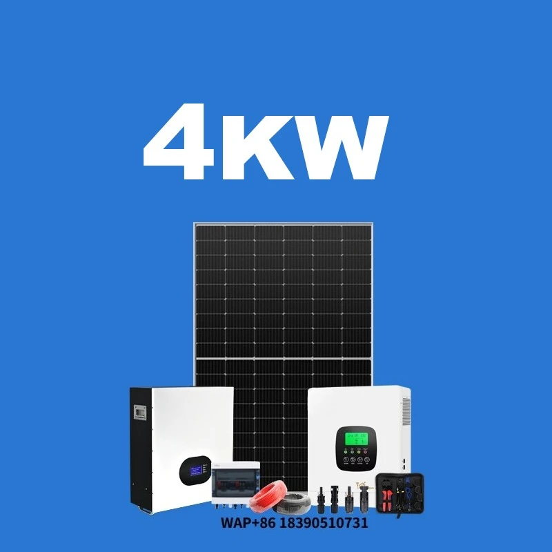 

Off-grid 4kw 5kw solar inverter lithium battery Panneau Solaire kit completes power system