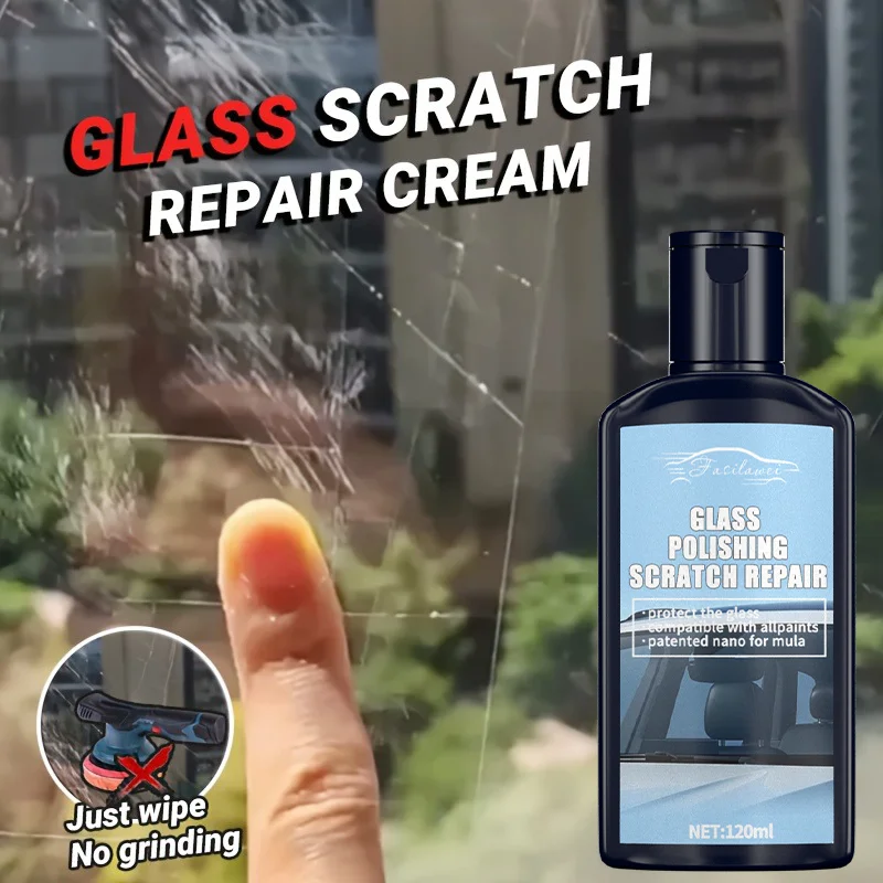 Glass scratch remover - Car window scratch polishing, rearview mirror repair liquid, watch glass scratch repair agent