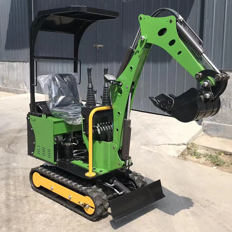 China Factory Mini Crawler Excavators 0.8Ton For Garden Low Price Minibagger Machine customized Portable Small Bagger