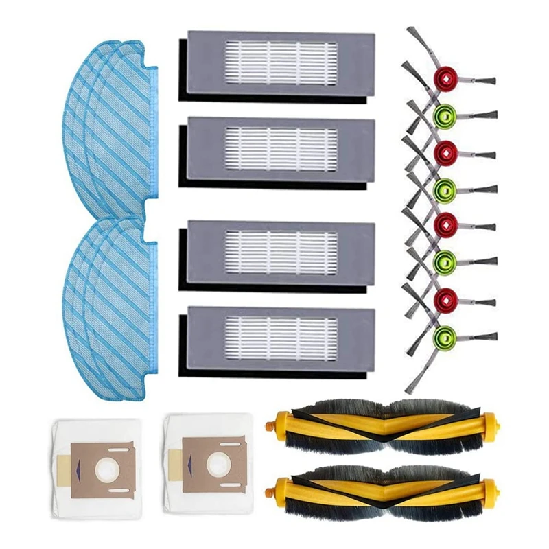 Replacement Parts Main Brush Side Brushes HEPA Filters Compatible For Ecovacs T8 T9 T9PRO Vacuum Cleaner Accessories