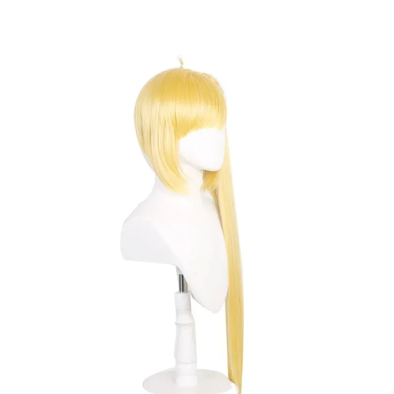 Bocchi The Rock Ijichi Nijika شعر مستعار تأثيري الأصفر الاصطناعية ذيل حصان طويل مستقيم شعر مستعار أنيمي Coser لطيف فتاة شعر مستعار حفلة يومية