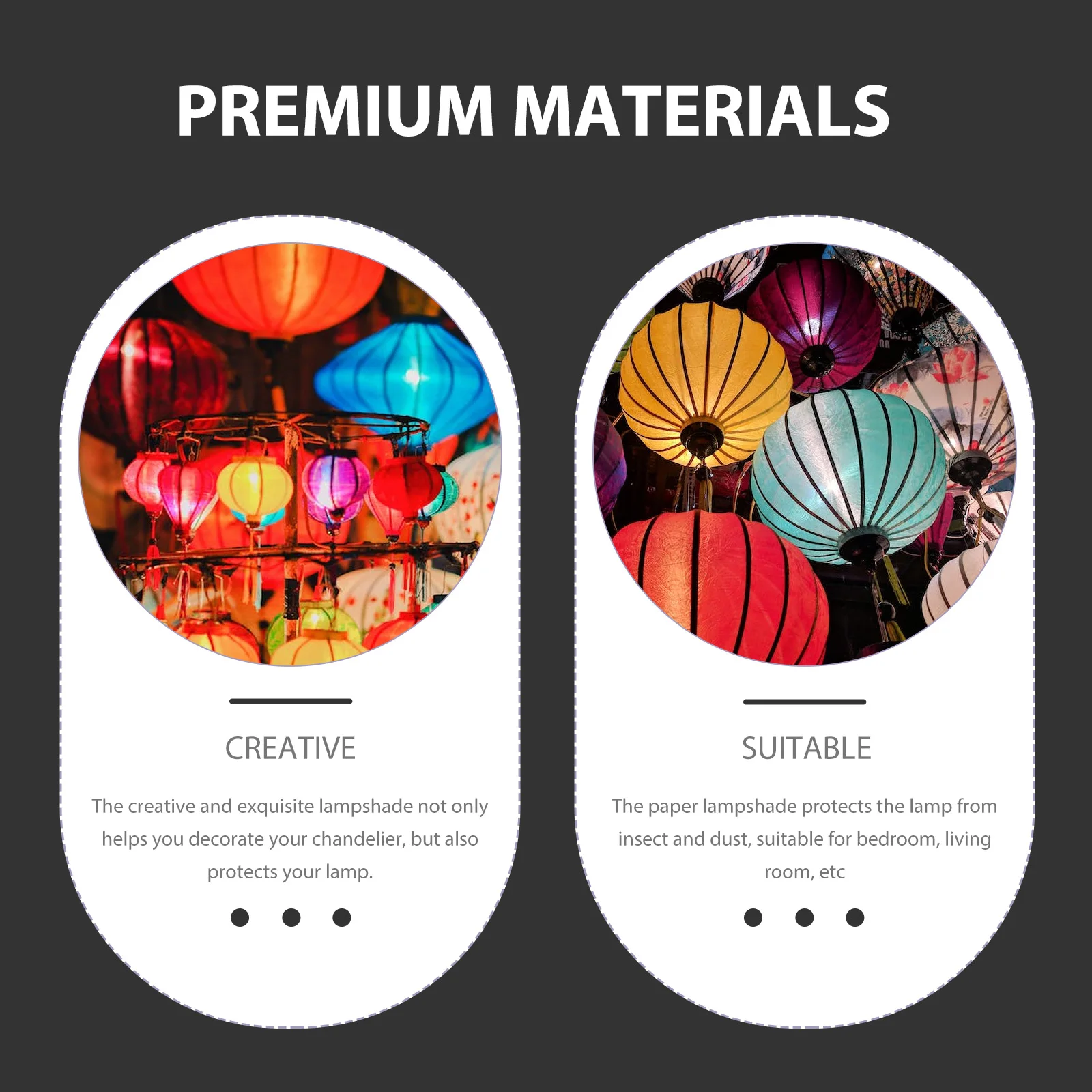 

2pcs Round Paper Lampshade Folding Ceiling Light Cover For Chandelier Pendant Modern Simple Home Decor Replacement Accessories