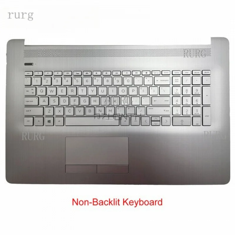 

L New For HP 17-CA 17-BY 17BY Palmrest w/ Non-Backlit Keyboard Silver L92785-001