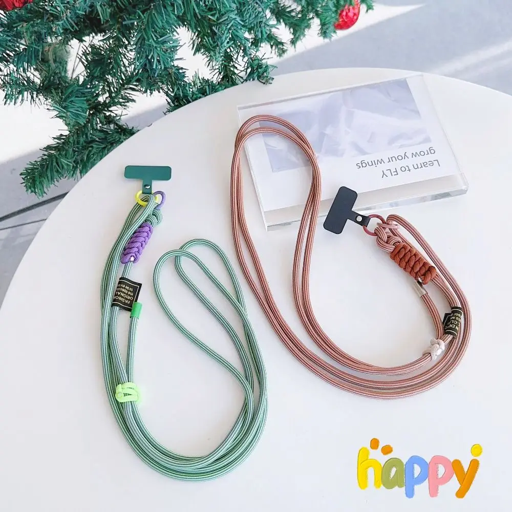 Adjustable Braided Phone Lanyard Universal Phone Case Hang Rope Crossbody Shoulder Belt Rope Neck Rope Safety Against Tie Rope