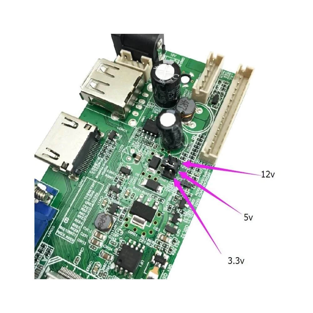 ZS.D3663LUA.A81 DVB-T2 DVB-T DVB-C Digital TV LCD Driver Board 15-32Inch Universal LCD TV  Board+7 Key Board 36637