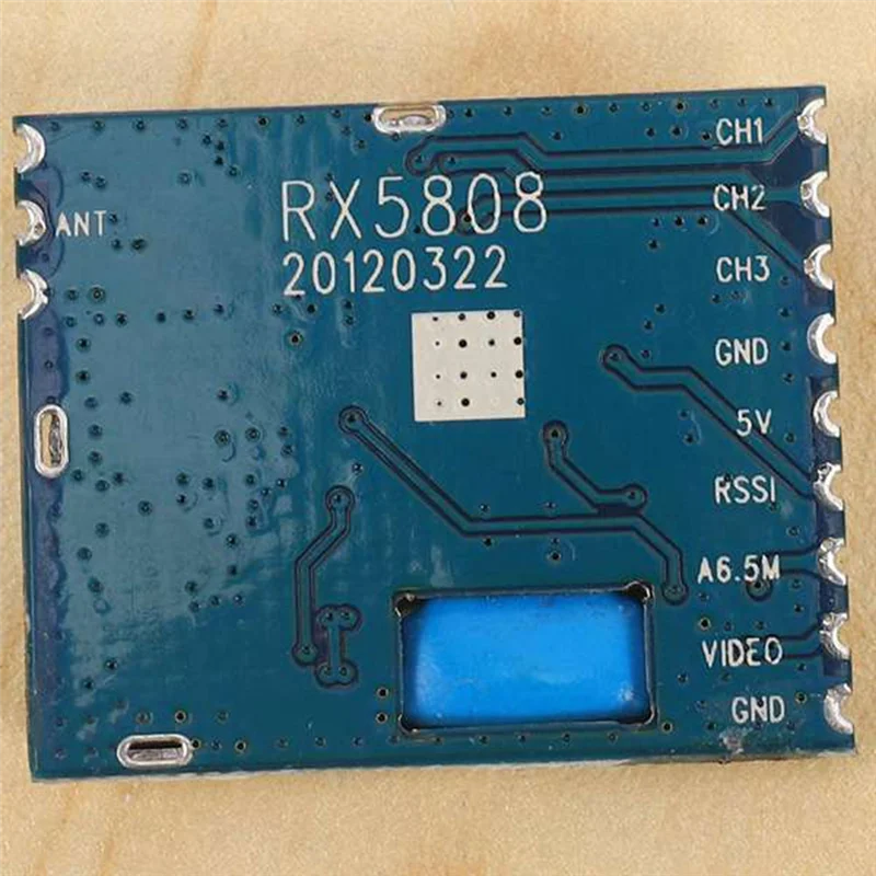 1 Uds FPV 5,8G Mini módulo receptor de Audio y vídeo inalámbrico RX5808 para sistema FPV helicóptero RC