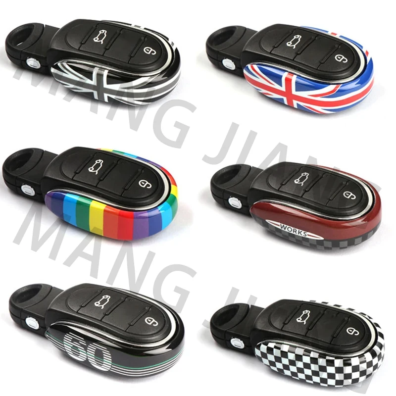 Metal Car Key Case Cover Protection Shell Remote Fob Holder For Mini Cooper F54 F55 F56 F57 F60 Clubman Countryman Accessories