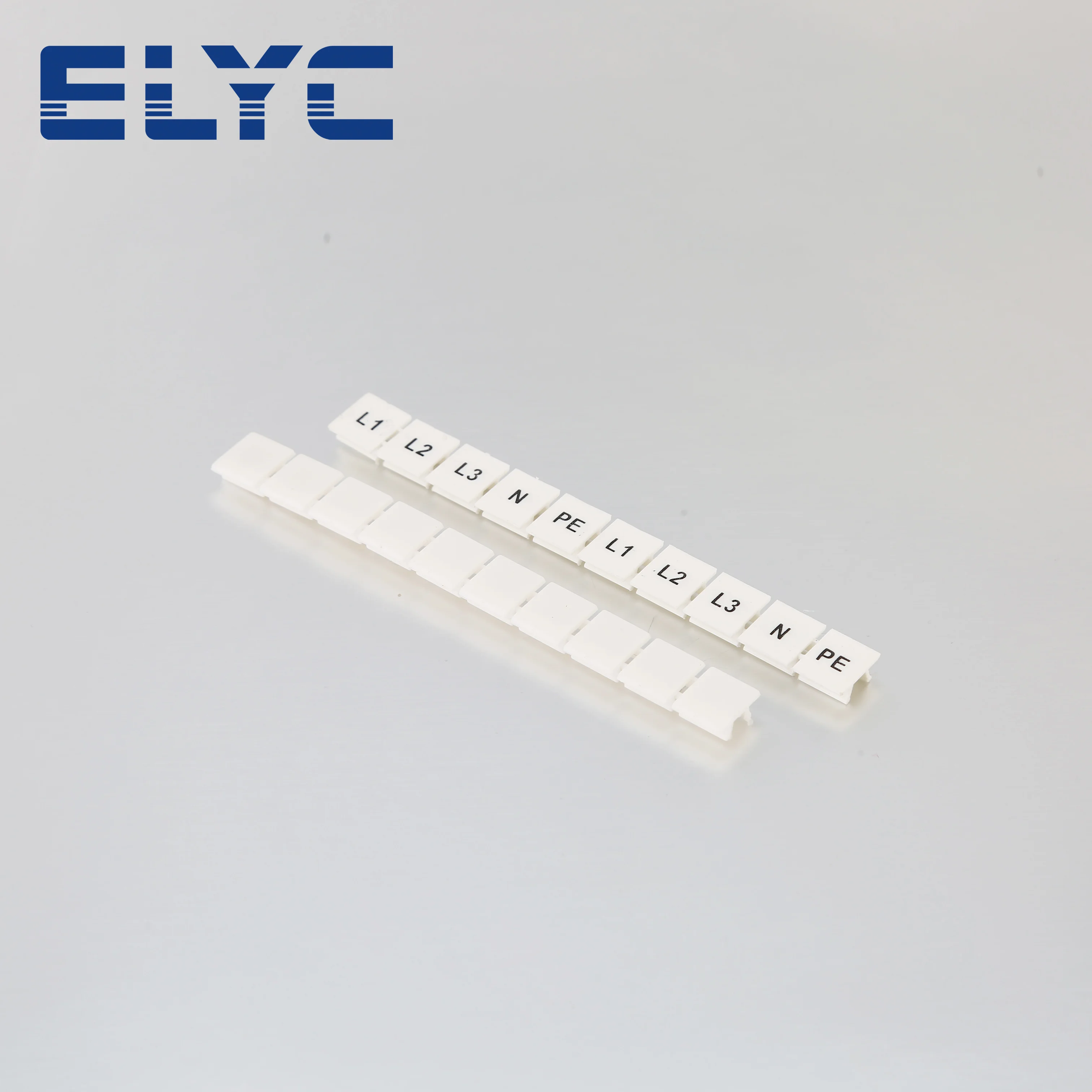 100Pcs Terminal Block Marker Strip Label ZB6 ZB5 3.5/4/8/10 ZBFM Number Tag 10 Seat DIN Rail Connector Strips Zack Marking