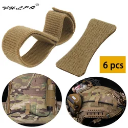 Tactical Vest Helmet Cable Management Kit Molle Storage Strap Electronic Communication Cable Hook Loop Organizer Accessories