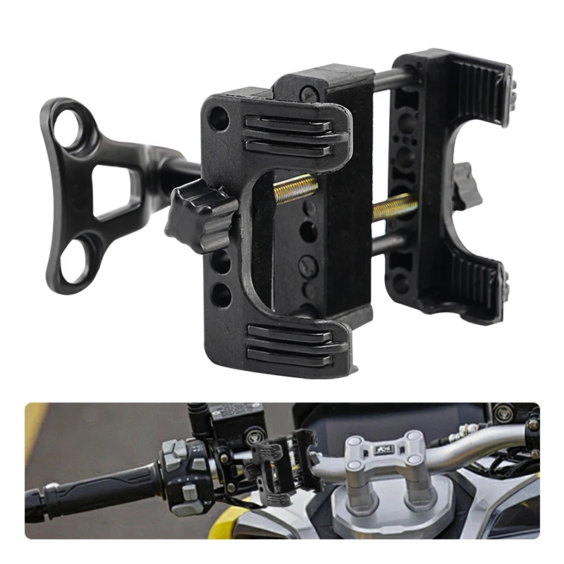 

Мотоциклетный зажим для мобильного телефона, кронштейн-подставка, черный регулируемый держатель для мобильного телефона для Harley Touring Sportster XL Dyna Softail