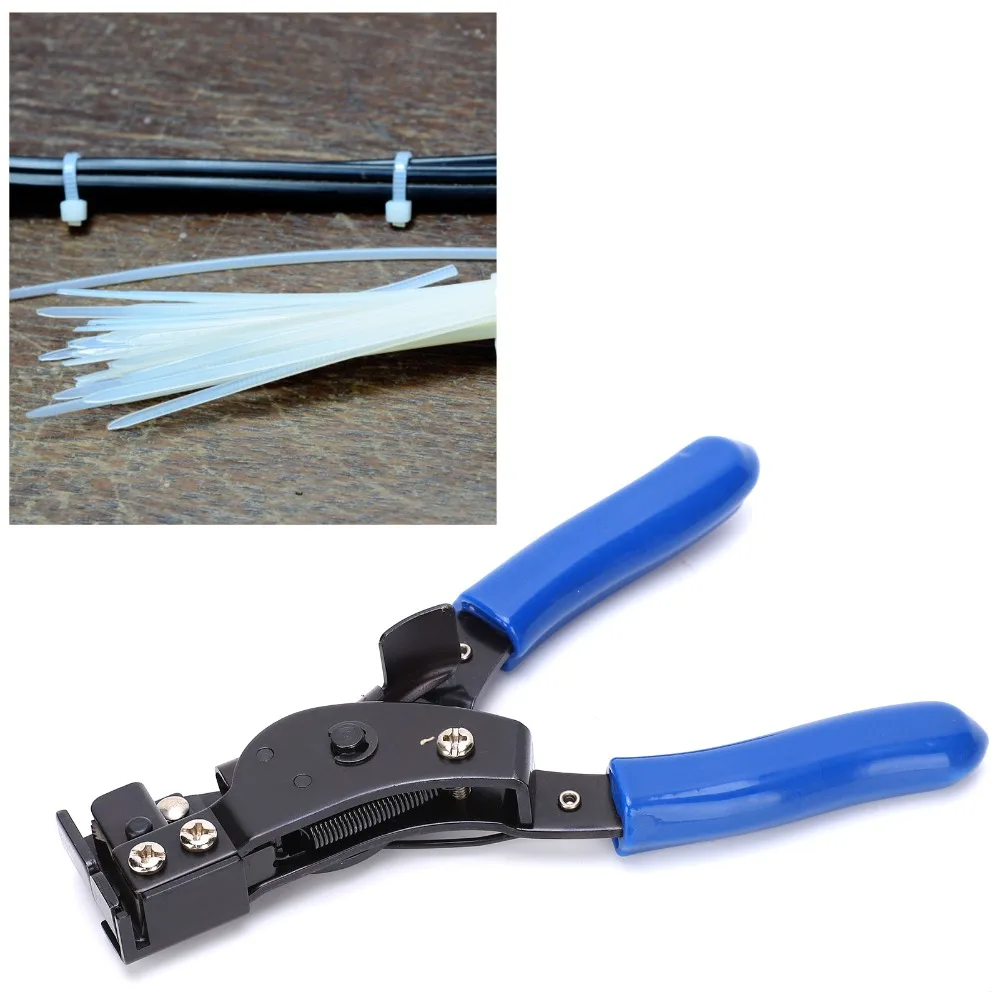 High Carbon Steel TL-2081 Nylon Cable Tie Pliers Comfortable Handle Fastening Tool Zip Tie Tool Cable Tie Tool for TL-2081