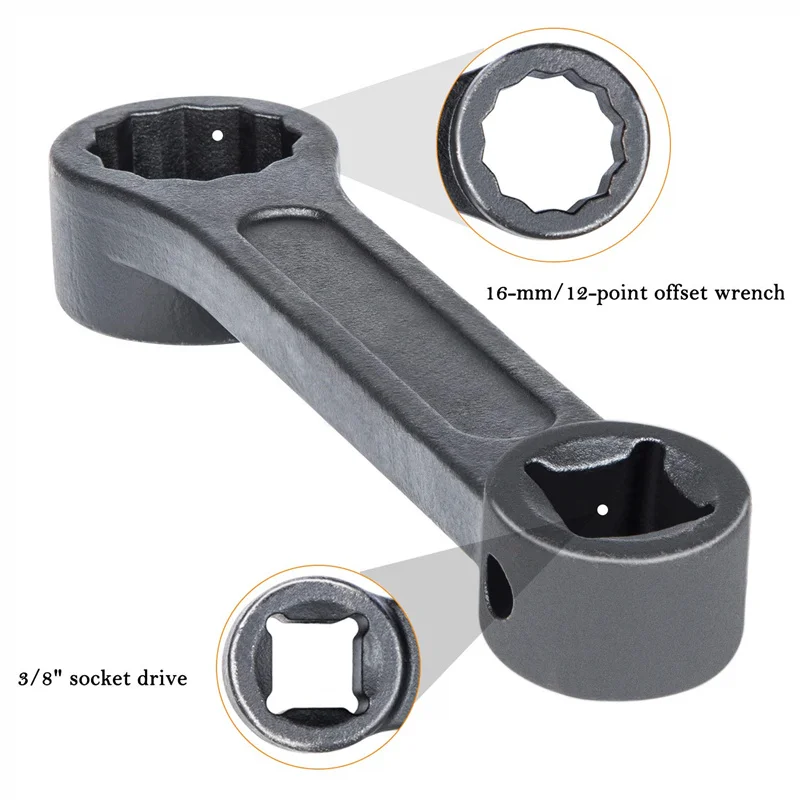 ANX Offset 16mm 4693 Engine Mount Socket Wrench for Mercedes Benz W220/ W210/W203/W221/W211/W204