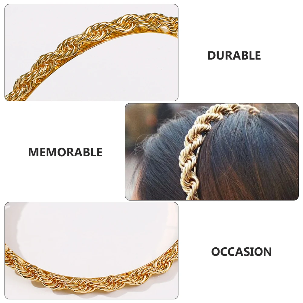 

Металлическая повязка на голову для женщин, модные вечерние аксессуары для волос, стильный женский головной убор, головные уборы для девочек, выпускной, день рождения, свадьба, событие